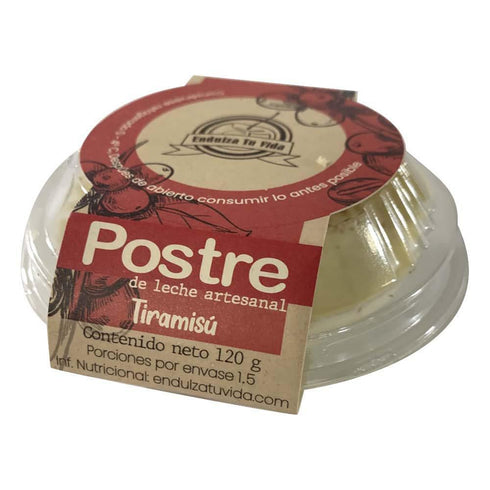 postre endulza tu vida 120g tiramisu